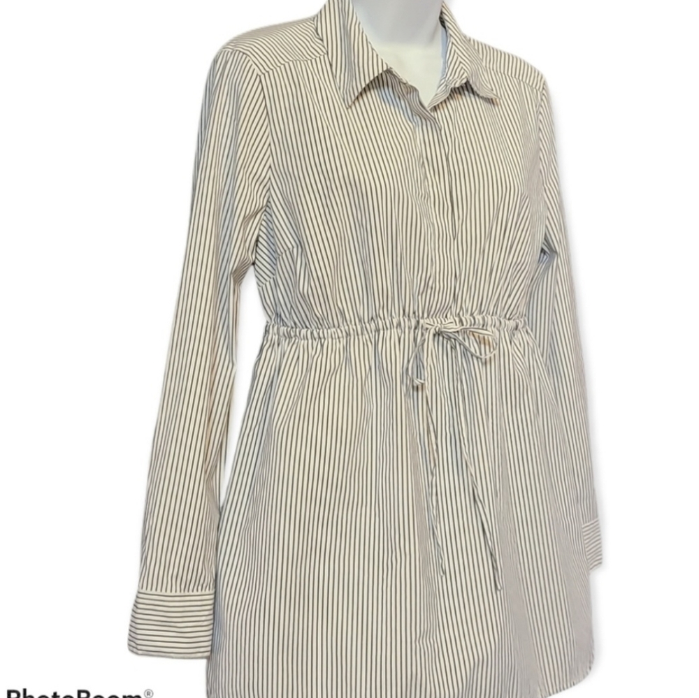 Motherhood Maternity pinstriped shirt